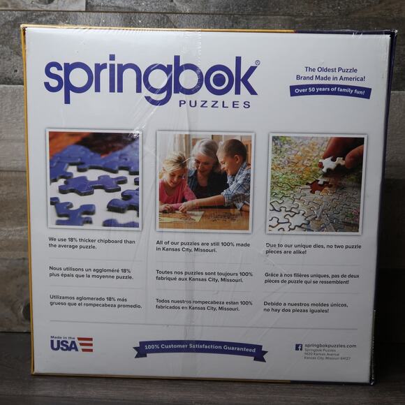 Springbok Quilted Cat Puzzle 1000 Piece - Picture 2 of 2